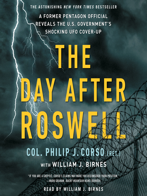 Title details for The Day After Roswell by William J. Birnes - Wait list